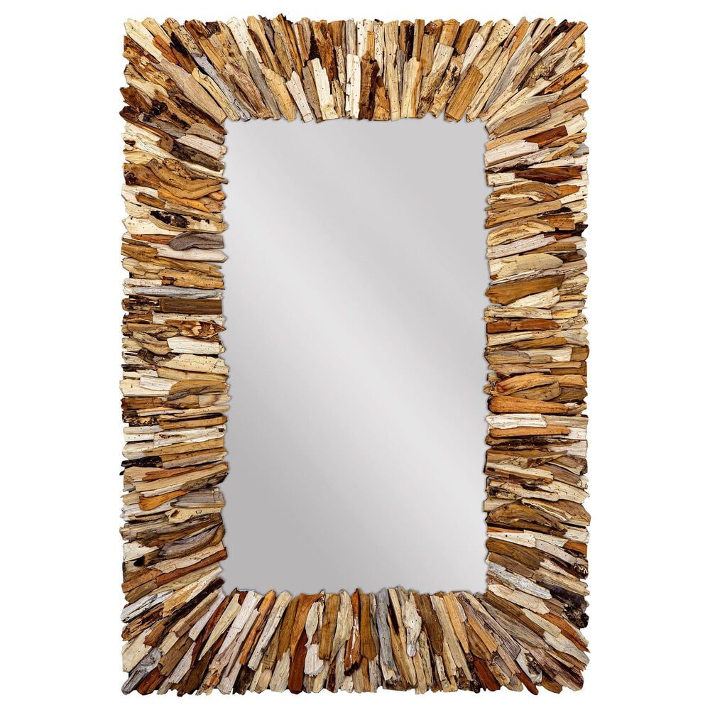 Uttermost Teak Branch Mirror in Natural Teak, , large
