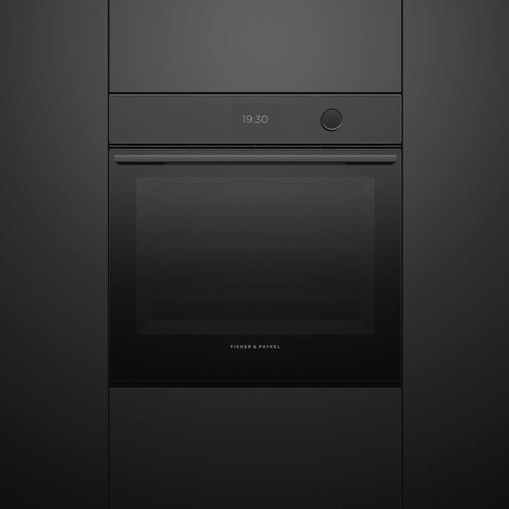 Fisher &amp; Paykel 24 Single Electric Wall Oven with 24-Function and Convection in Black, , large