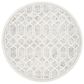 Safavieh Artistry 7" Round Ivory and Beige Area Rug, , large