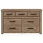 Ashley Oliandon 7 Drawer Dresser Only in Natural Rustic, , large