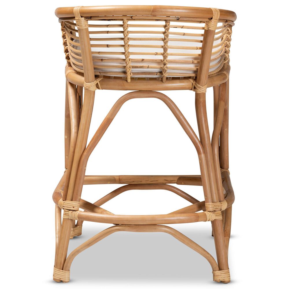 Baxton Studio Maverick Counter Stool in Natural Brown, , large