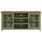 Legends Home Vineyard 67" TV Stand Console in Sage Green and Fruitwood, , large