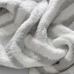 Sunday Citizen Tulum 52" x 75" Throw in Cloud Gray and Off White, , large