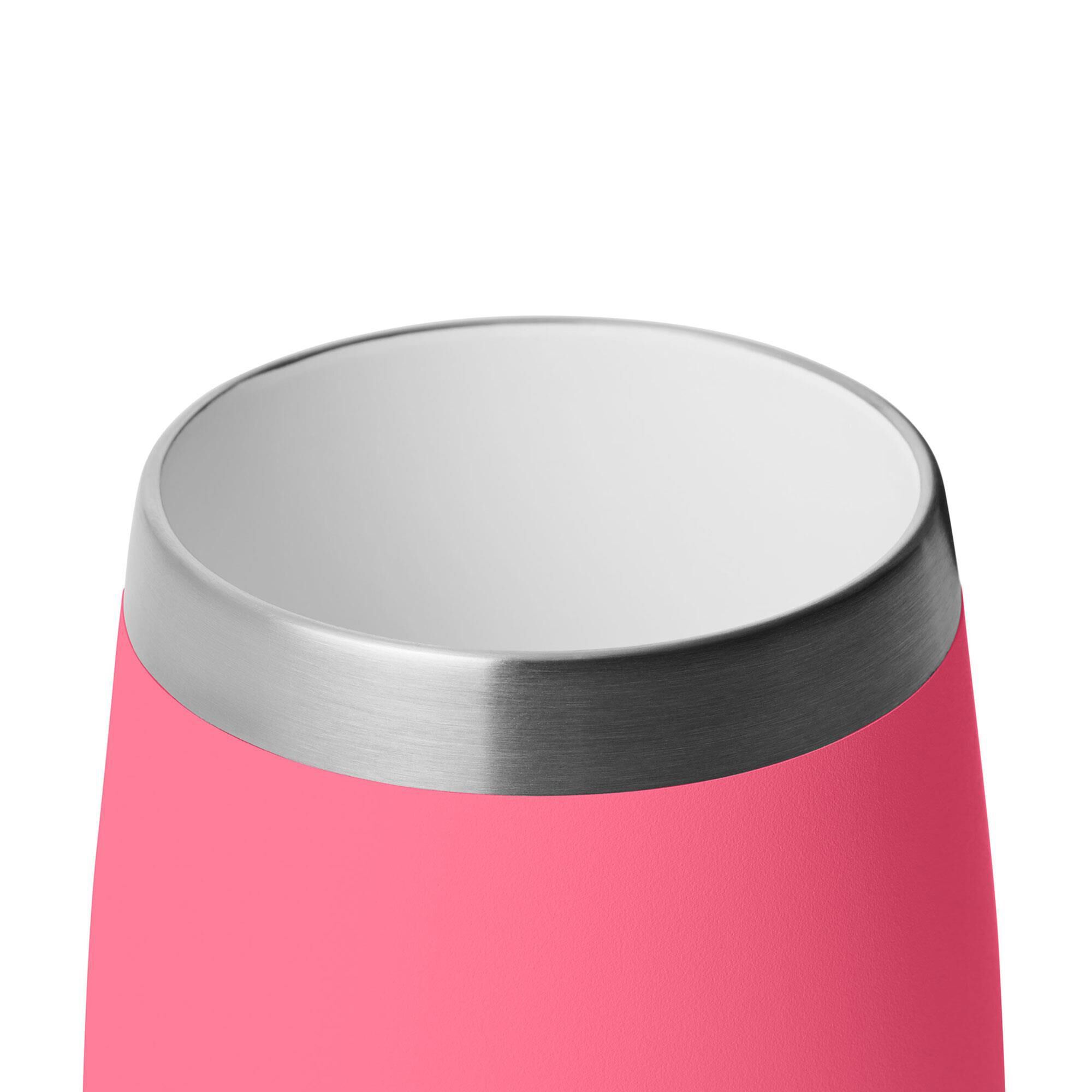 YETI Rambler 10 Oz Wine Tumbler with MagSlider Lid in Tropical Pink