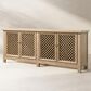 Jennifer Taylor Home Arden 97" 4-Door Sideboard in Heritage Light Natural Brown, , large