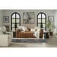 Nourison Garden Oasis GOA02 Navy 2" x 8" Indoor/Outdoor Runner, , large