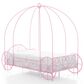 Furniture of America Carriage Twin Canopy Bed in Pink, , large