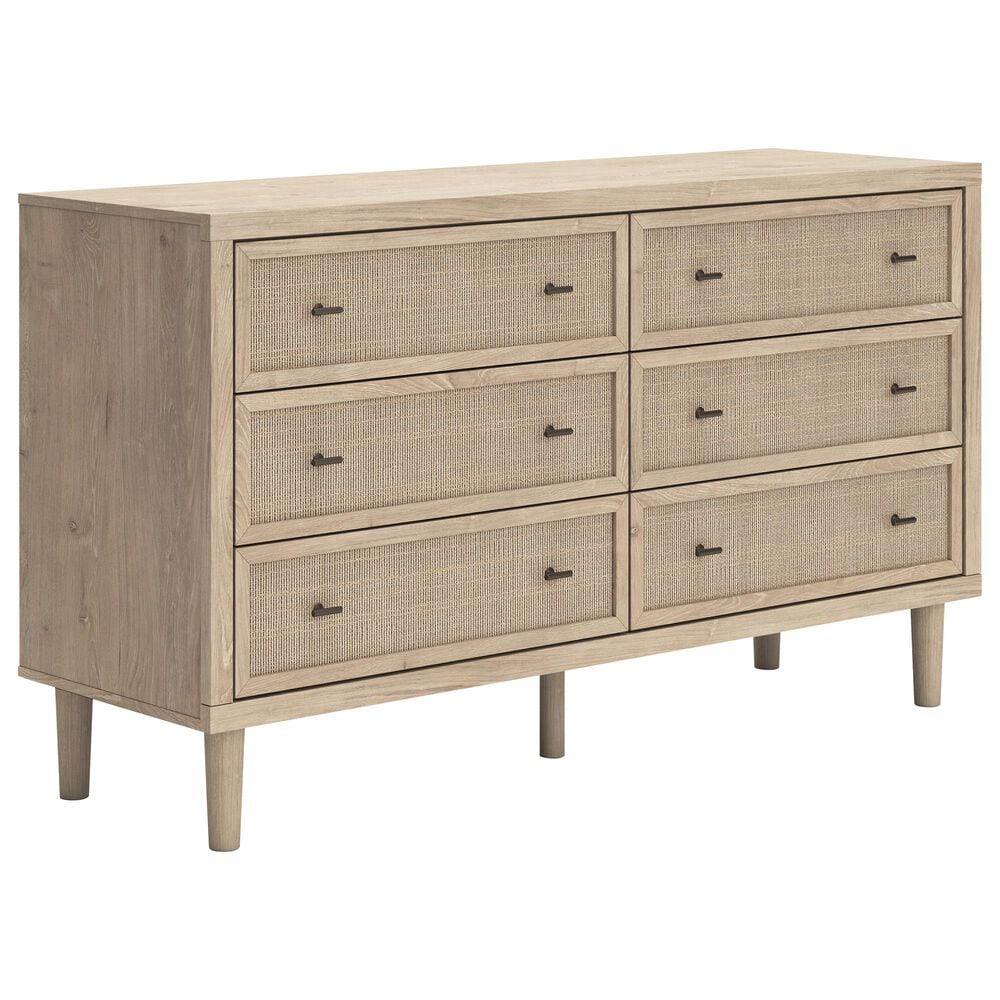 Ashley Cielden Dresser and Mirror in Two Tone, , large