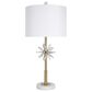 Classy Art Wholesalers Crystal Bloom II Table Lamp in Gold, White and Clear, , large