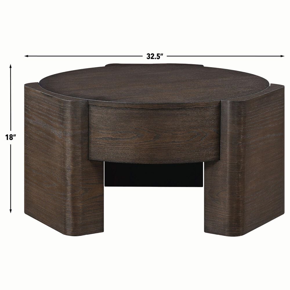 Crystal City Salina Cocktail Table in Brown, , large