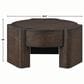 Crystal City Salina Cocktail Table in Brown, , large