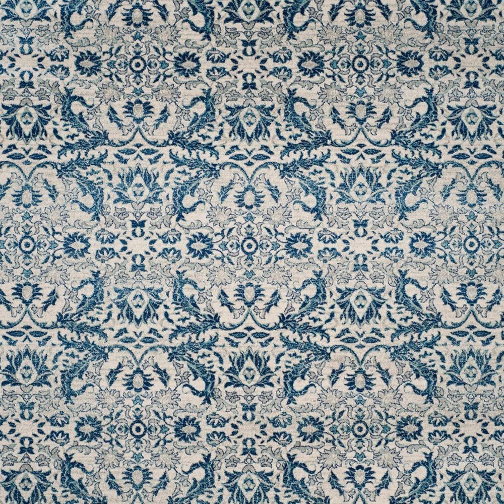 Safavieh Evoke EVK238C 2&#39;2&quot; x 11&#39; Ivory and Blue Runner, , large