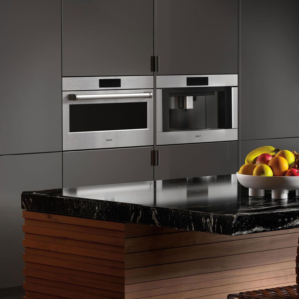 Wolf Appliances 1.6 Cu. Ft. E Series Professional Drop-Down Door Microwave Oven in Stainless Steel, , large