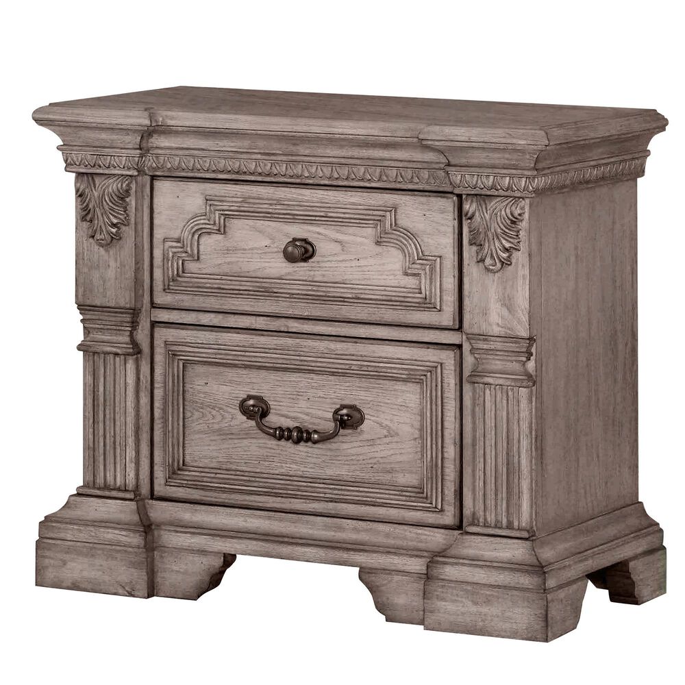 Sasha Lee 5 Piece King Storage Bedroom Set in Light Taupe, , large