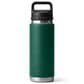 YETI Rambler 26 Oz Water Bottle with Chug Cap in Black Forest Green, , large