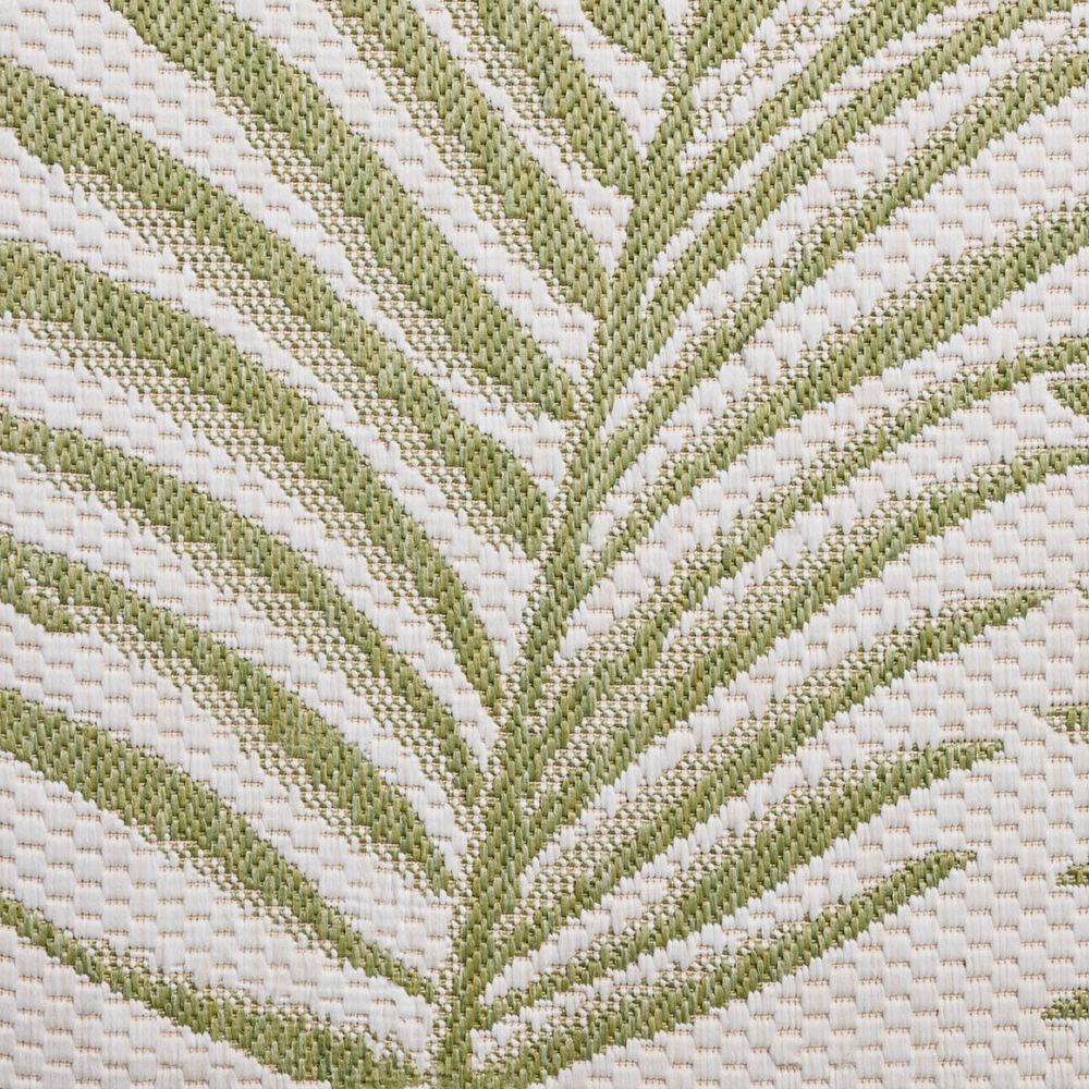 Loloi Easton Ivory and Green 6&#39;7&quot; x 9&#39;4&quot; Indoor/Outdoor Area Rug, , large