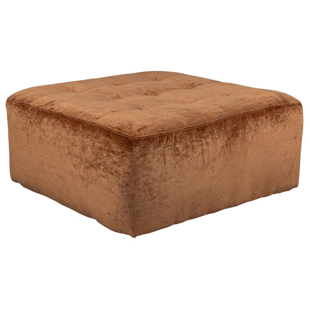 Hartsfield Kimpton Cocktail Ottoman in Henna, , large