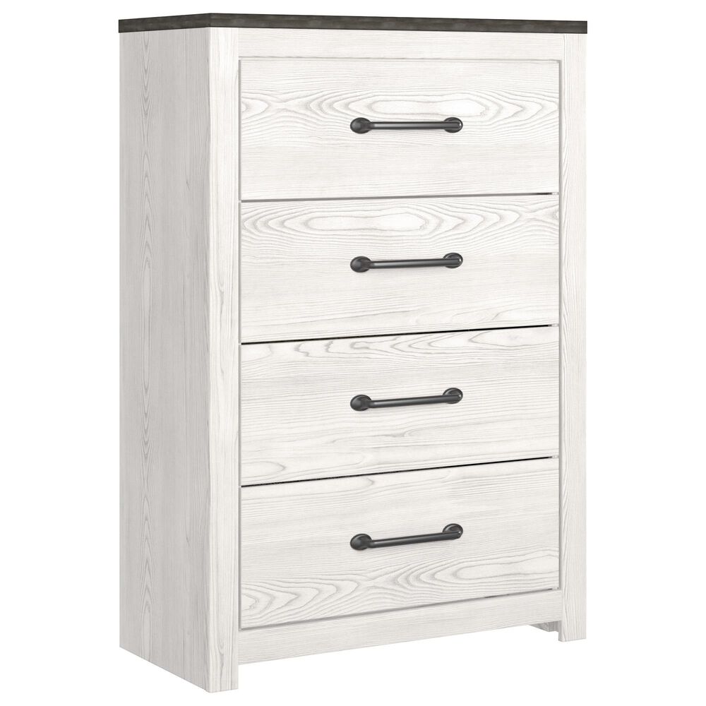 Ashley Gerridan 5-Piece Queen Bedroom Set in White and Gray, , large