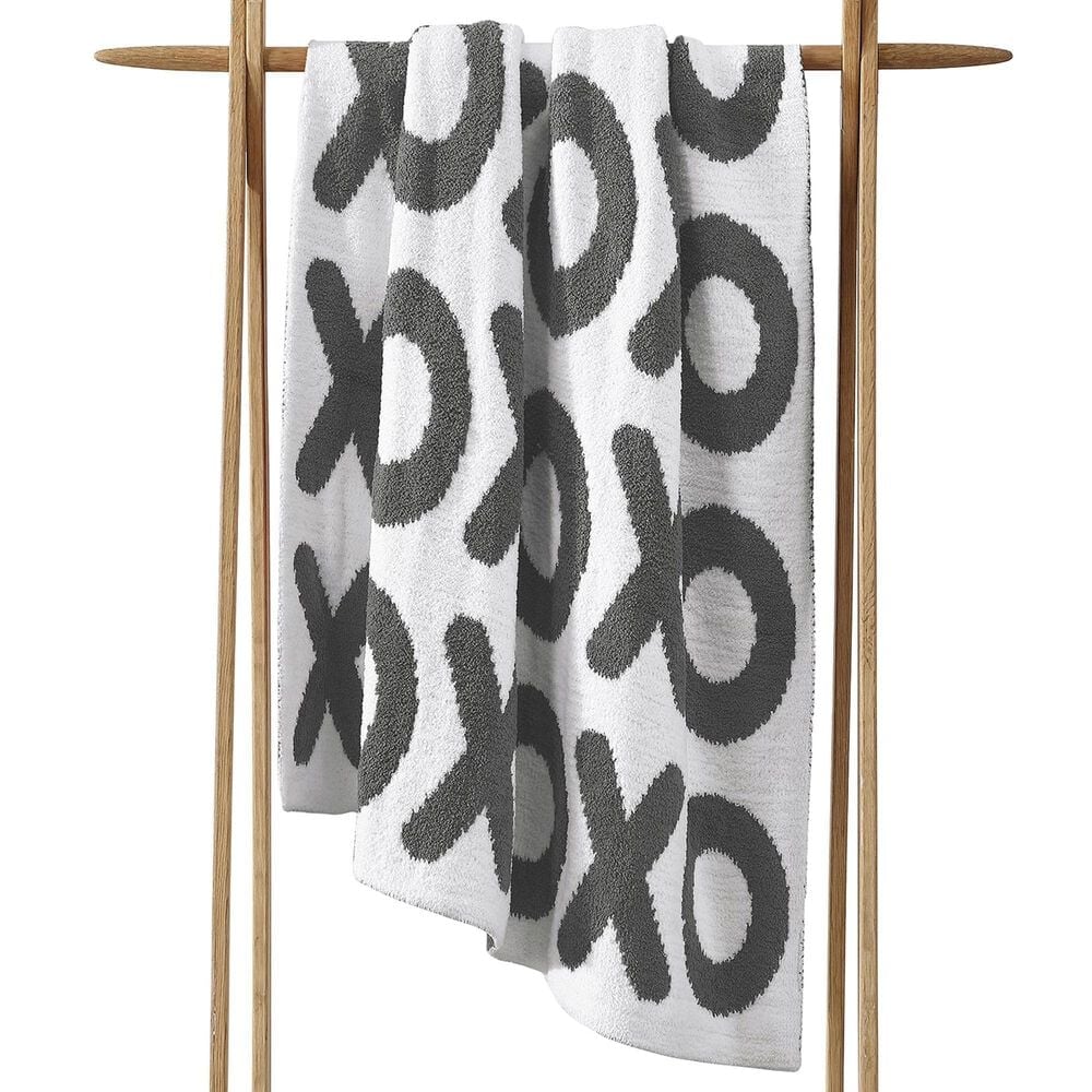 Sunday Citizen XOXO Throw in Granite and Off White, , large