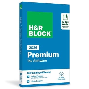H&R Block Premium 2026 Tax Software for PC and MAC, , large