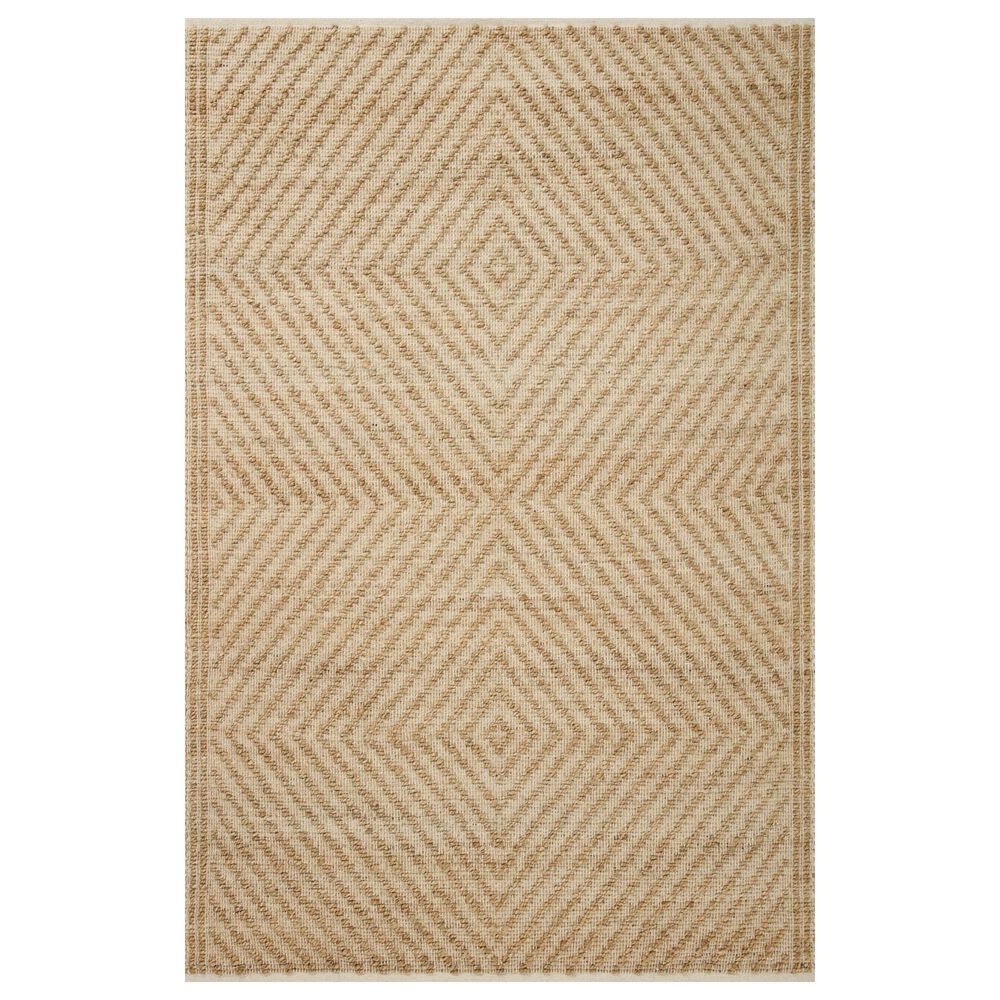 Angela Rose Colton 2" x 3" Natural and Ivory Area Rug, , large