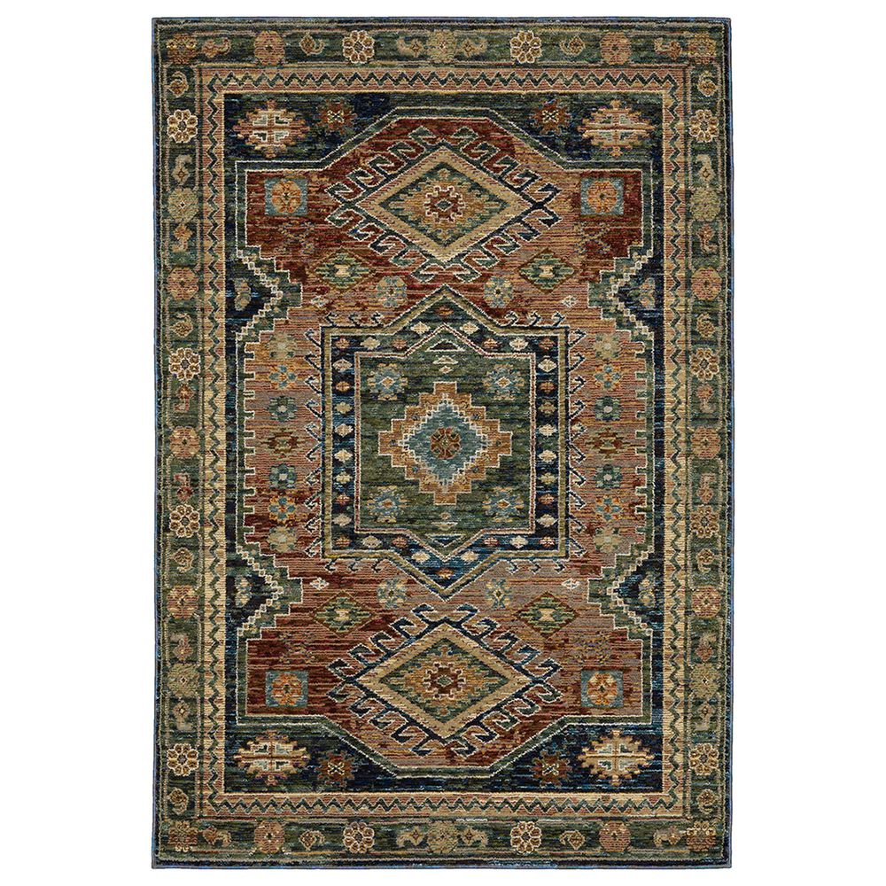 Oriental Weavers Andorra 1"10" x 3"2" Blue and Multicolor Area Rug, , large