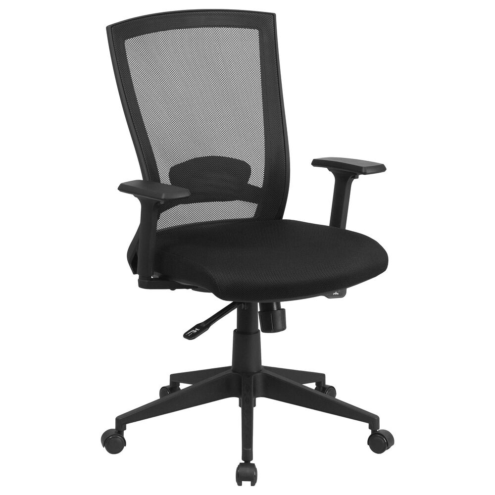 Flash Furniture Executive Swivel Chair in Black, , large