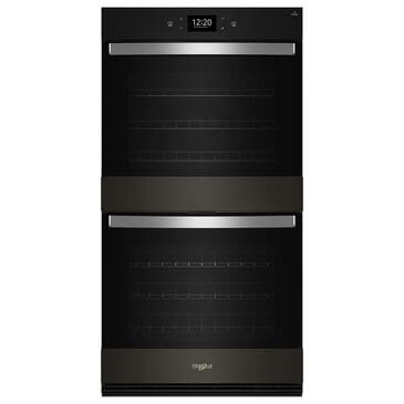 Whirlpool 30" Double Smart Wall Oven with Air Fry in Black Stainless Steel, , large
