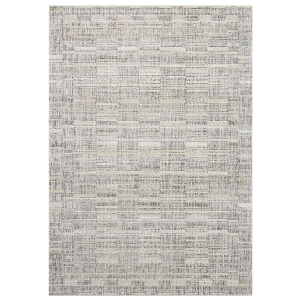 Loloi Roxie Granite and Oatmeal 11"6" x 15" Area Rug, , large