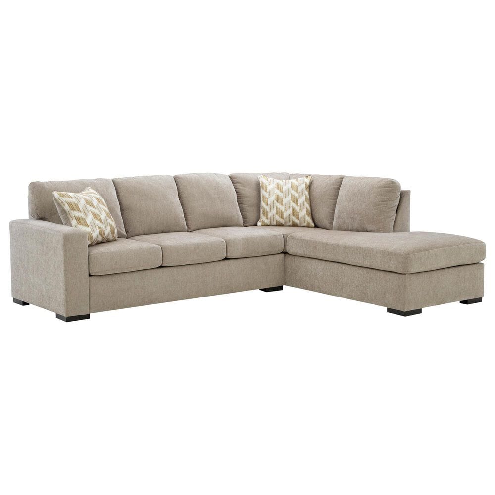 Ashley Bridgepoint 2-Piece Right Facing Sectional with Chaise in Stone, , large