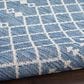 Nourison Positano Southwestern Navy Blue 6" x 9" Indoor/Outdoor Area Rug, , large