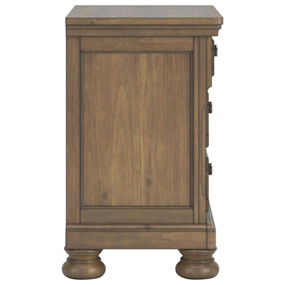 Ashley Feddinger 5-Piece Queen Storage Bedroom Set in Chestnut Brown, , large
