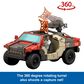Jurassic World Rebirth Launch and Battle Vehicle with Figures in Multicolor, , large