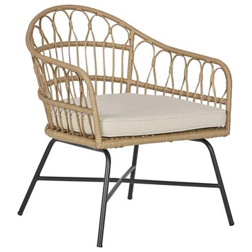 Signature Design by Ashley Hoonah Accent Chair in Natural and Black, , large