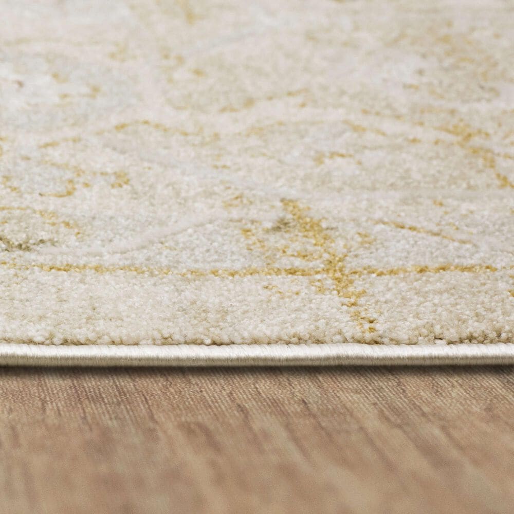 Karastan Windemere R1257 6&#39;6&quot; x 9&#39;10&quot; Cream Area Rug, , large