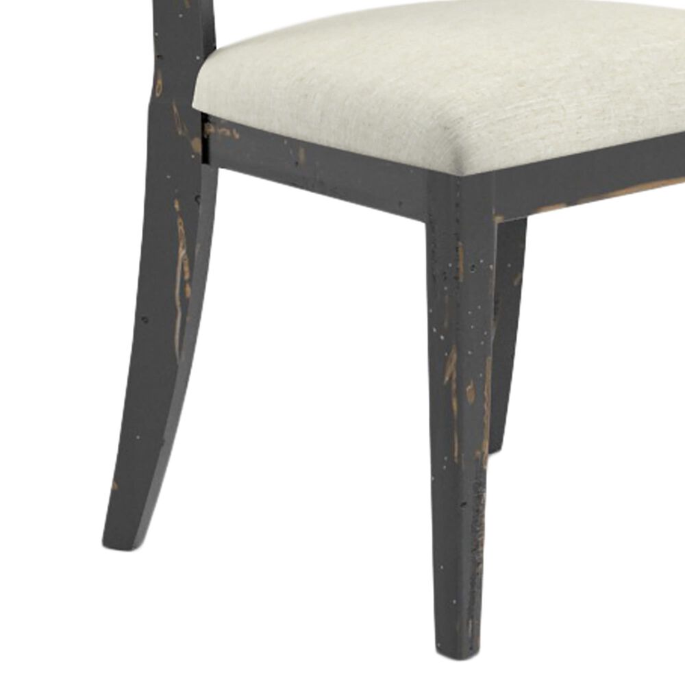 Declan Dining Champlain Side Chair in Distressed Black, , large