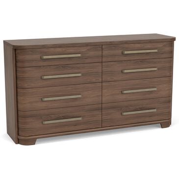 Riverside Furniture Delia 8-Drawer Dresser in Nouveau Walnut, , large