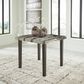 Ashley Jeshina 5-Piece Counter Height Dining Set in White, Dark Brown and Beige, , large