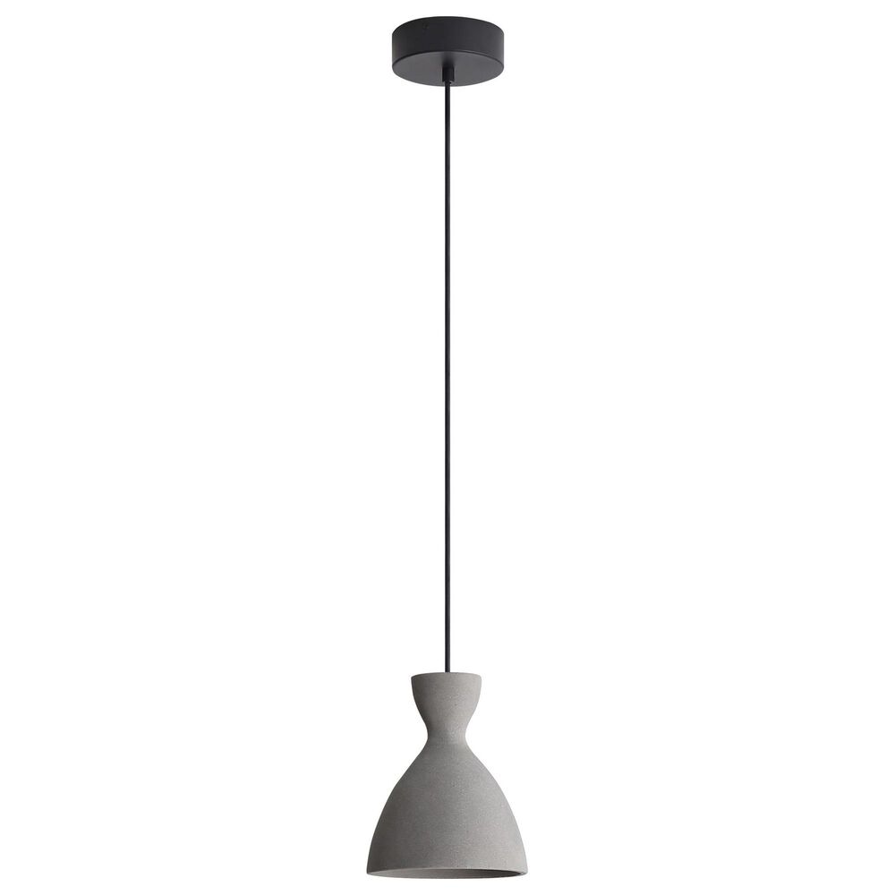 Golden Lighting Aethera 7" 1-Light LED Pendant in Grey, , large