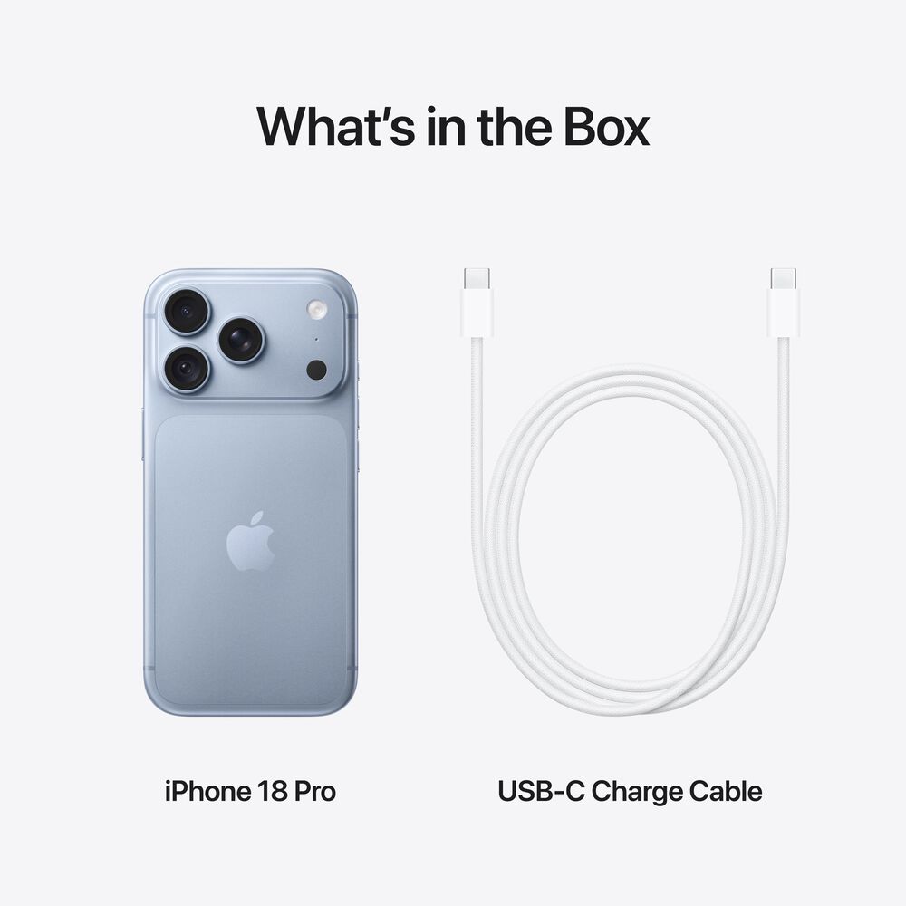 Apple iPhone 18 Pro 512GB in Glacier, , large