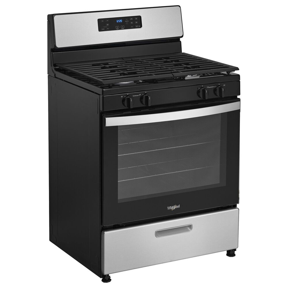 Whirlpool 30&#39;&#39; Manual Clean Gas Range, , large