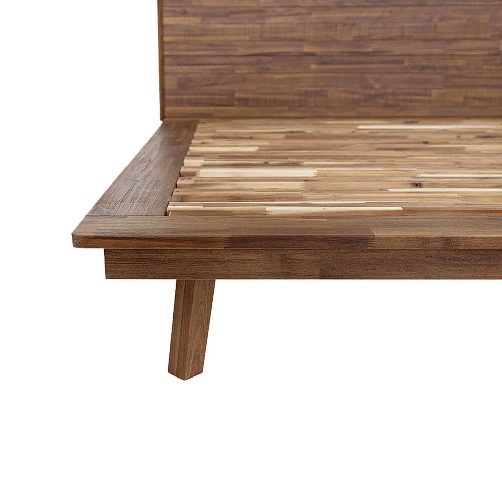 37B Gia King Platform Bed in Warm Pecan, , large