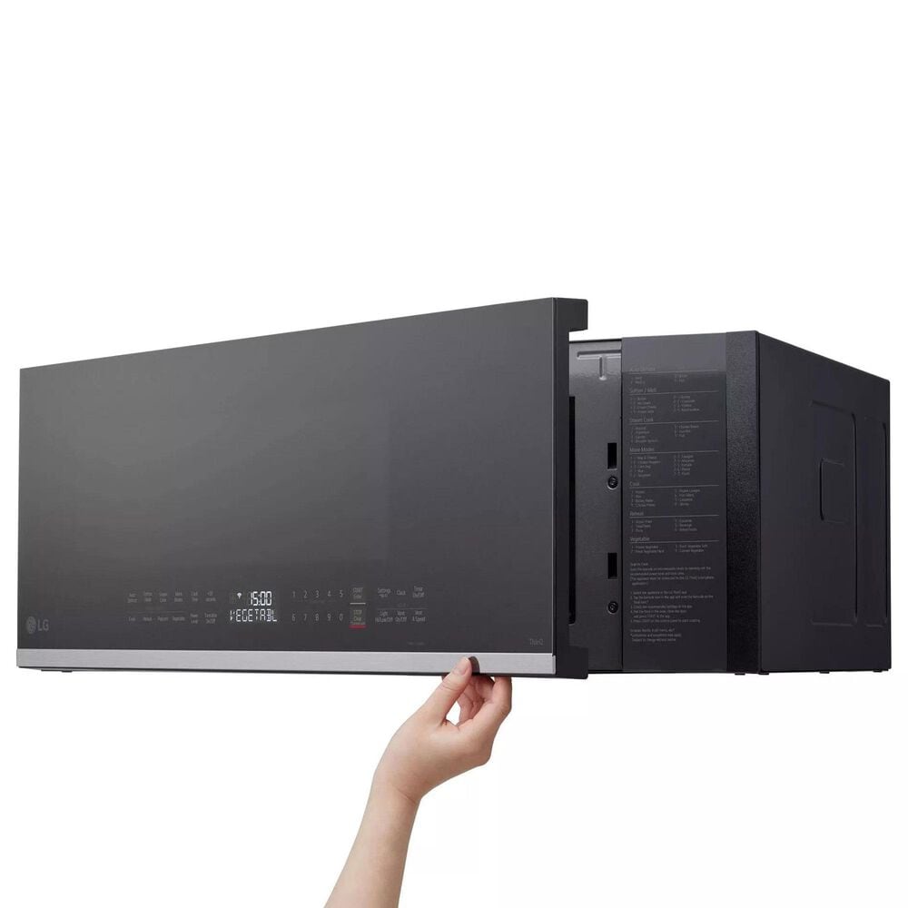 LG 1.3 Cu. Ft. Over-The-Range Microwave Oven in PrintProof Stainless Steel, , large