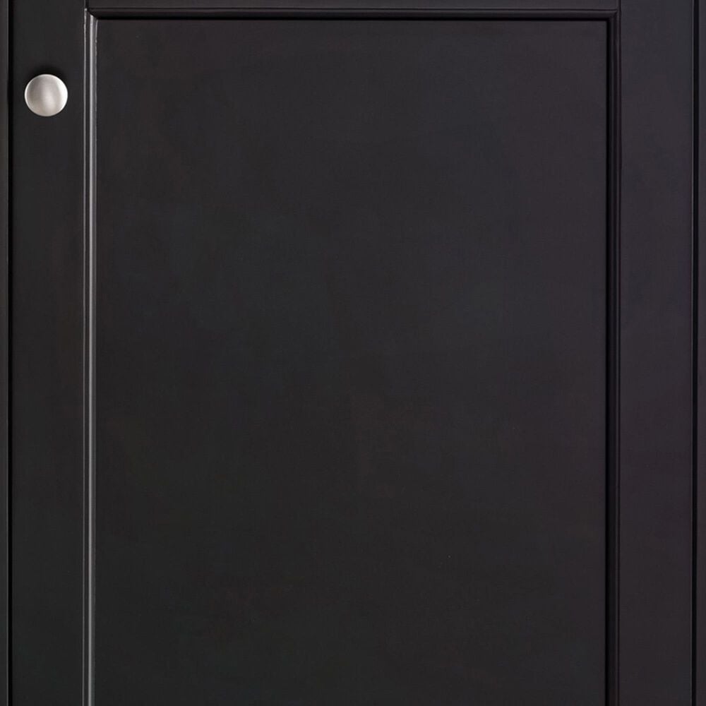 James Martin Vanities Britannia 24&quot; Single Bathroom Vanity in Black Onyx with 3.5 cm White Glossy Resin Top and Rectangular Sink, , large