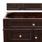 James Martin Vanities Brittany 36" Single Bathroom Vanity in Burnished Mahogany with 3 cm Charcoal Soapstone Quartz Top and Rectangle Sink, , large