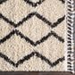 Surya Berber Shag BBE-2303 8"10" x 12" Charcoal and Light Beige Area Rug, , large