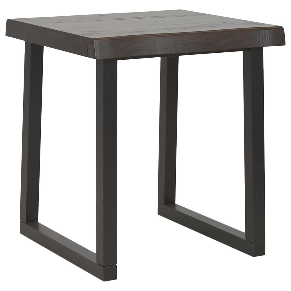 Steve Silver Jennings End Table in Distressed Cherry and Ebony, , large
