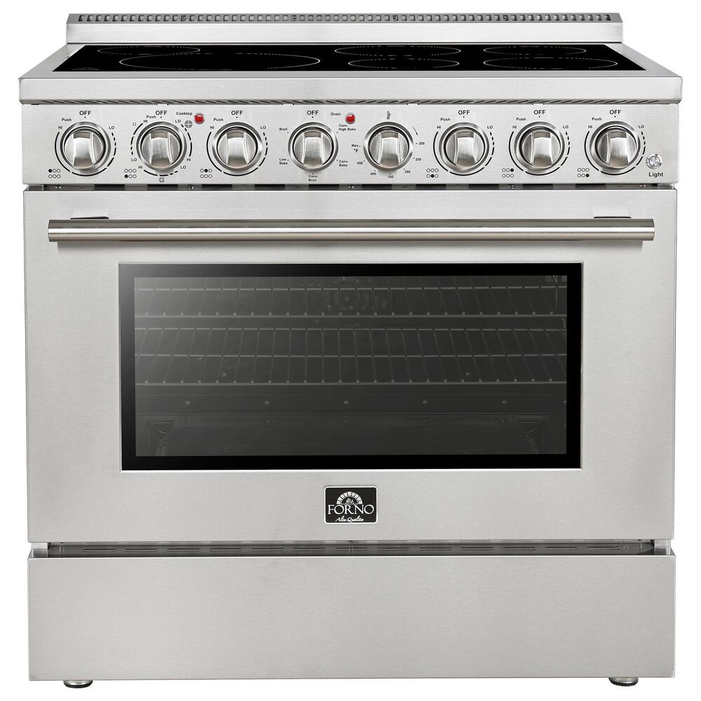 Forno Paolo 36" Freestanding Electric Range in Stainless Steel, , large