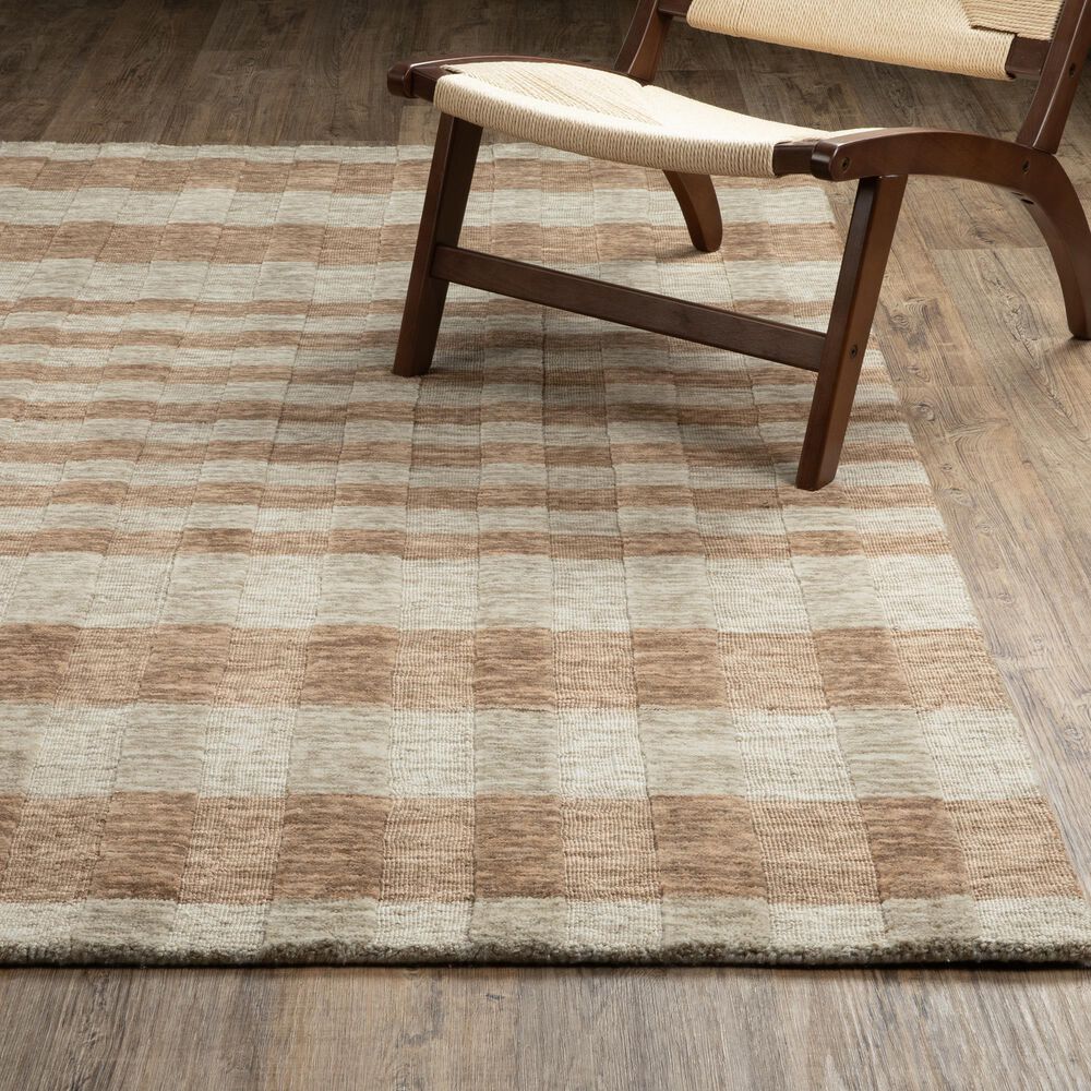 Oriental Weavers Thatcher Beige and Rust 10' x 13' Area Rug, , large
