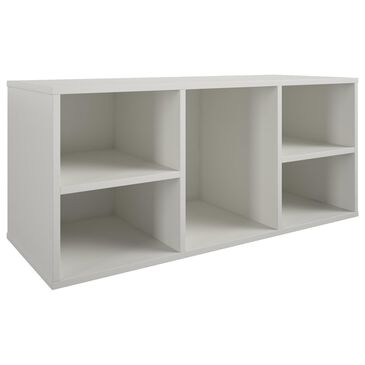 DHP Nathan Kids 5 Cube Bench in White, , large